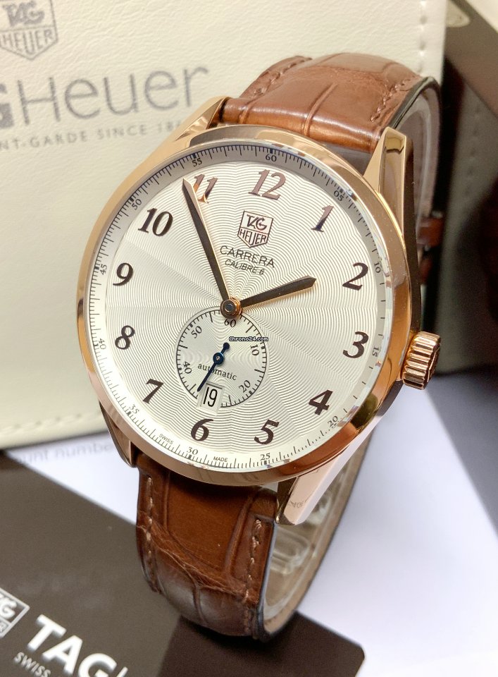 TAG Heuer Carrera Calibre 6 Mens watch Unisex Automatic Rose gold WAS2140.FC8176 6