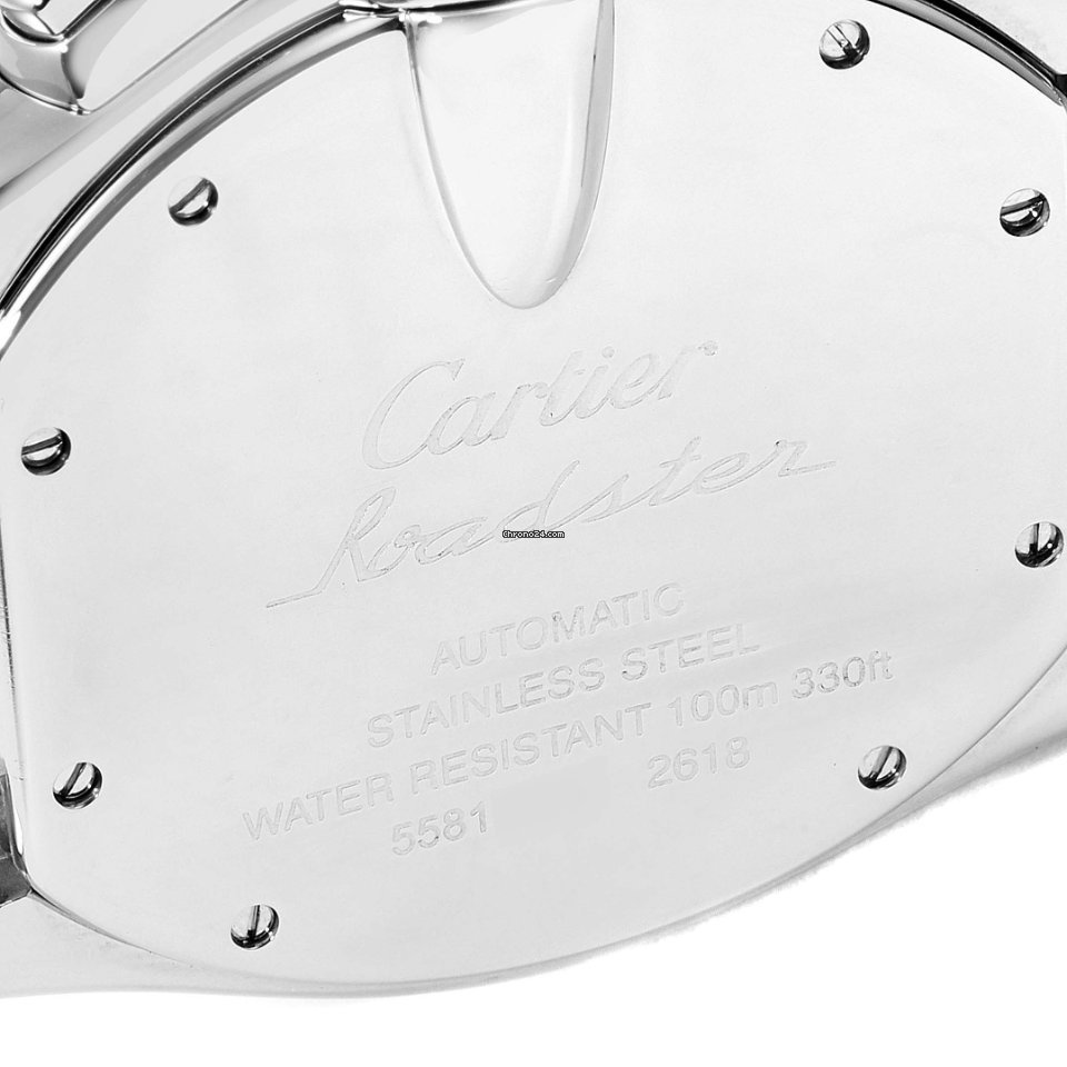 Cartier Roadster Mens watch Unisex Automatic Steel W62019X6 6
