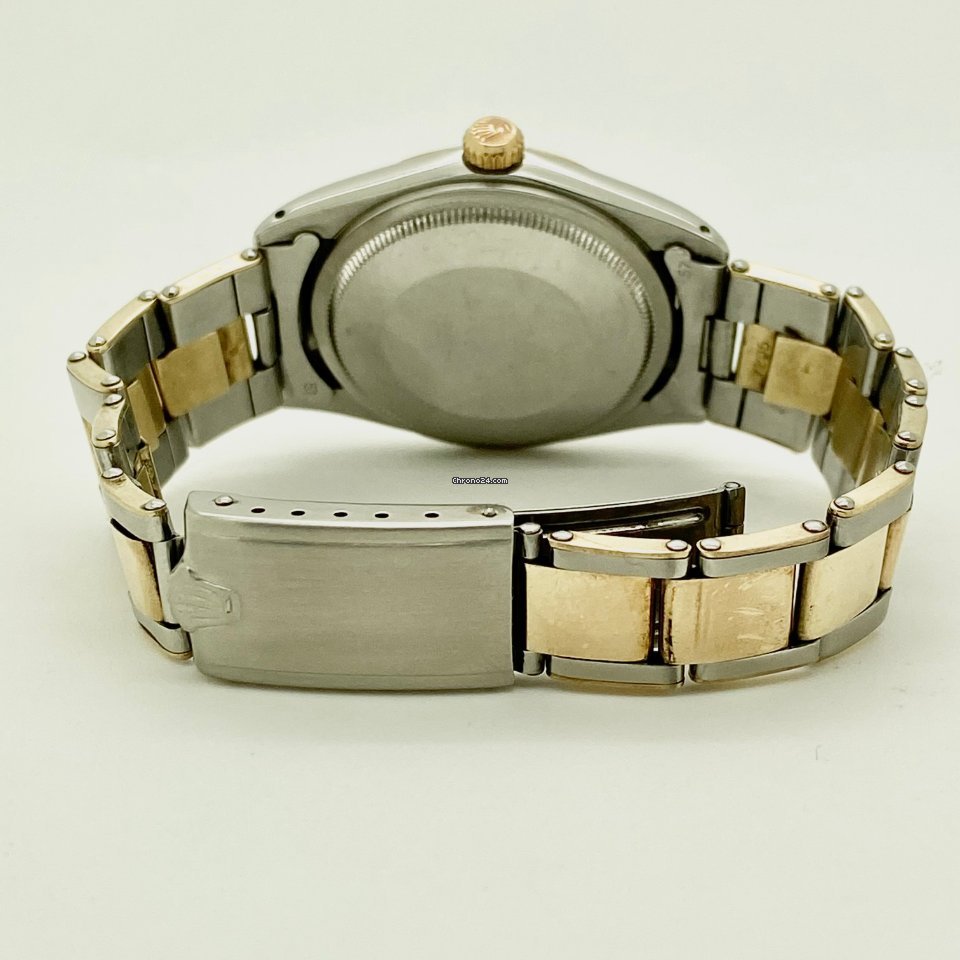 Rolex Oyster Perpetual 34 Mens watch Unisex Gold Steel Automatic 1038 6