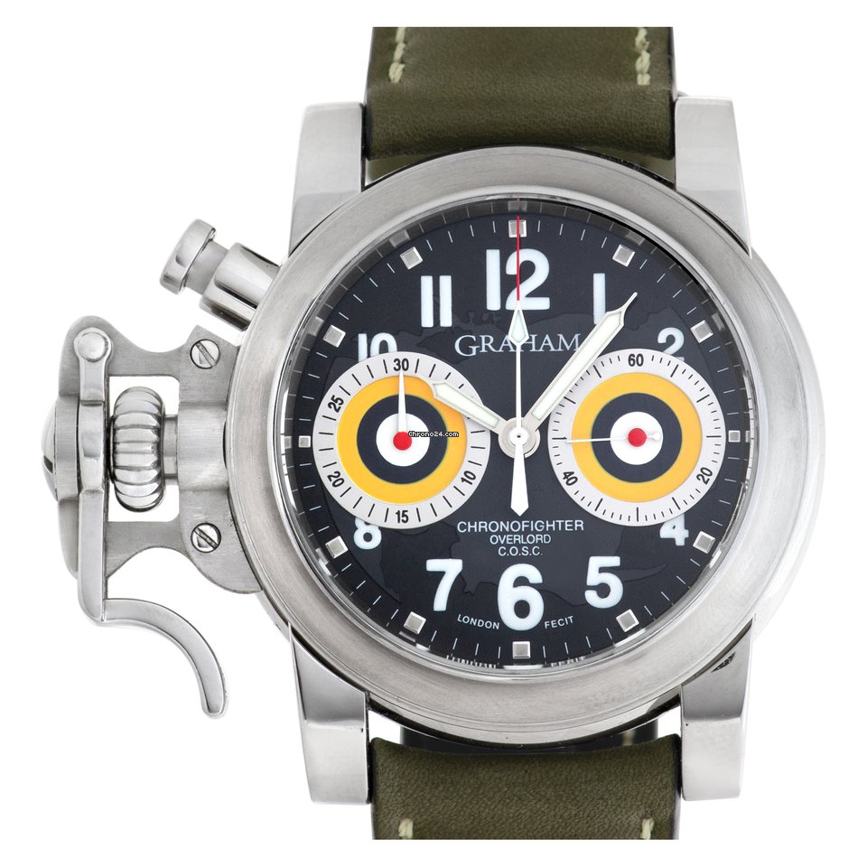 Graham Chronofighter Mens watch Unisex Automatic Steel 2OVAS.B03A.K10B 6