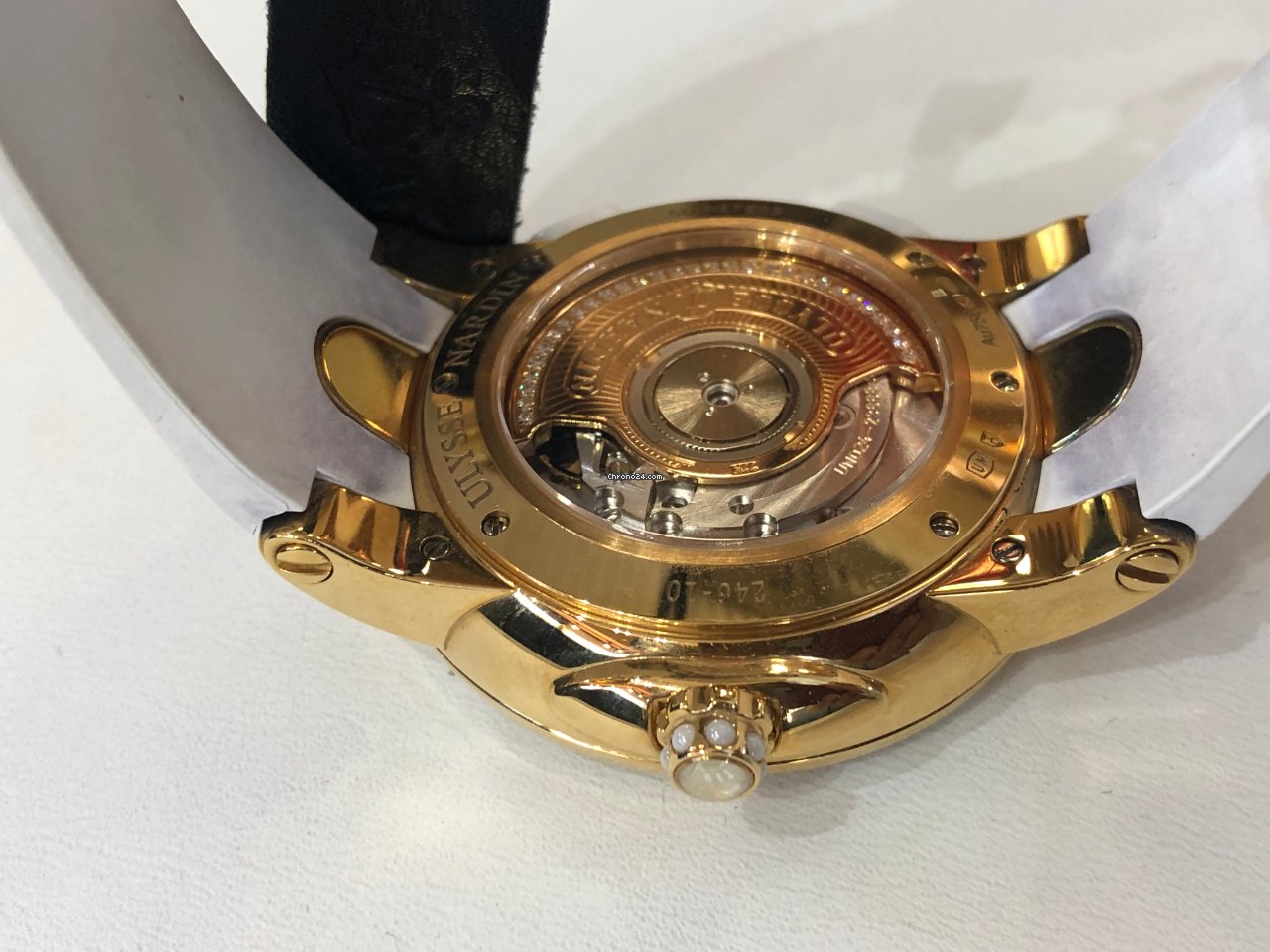 Ulysse Nardin Executive Dual Time Lady Womens watch Automatic Rose gold 246-10B-3C 30-05 6