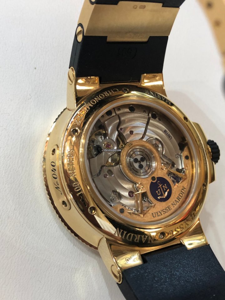 Ulysse Nardin Marine Chronometer 43mm Mens watch Unisex Automatic Rose gold 263-67-3 42 6