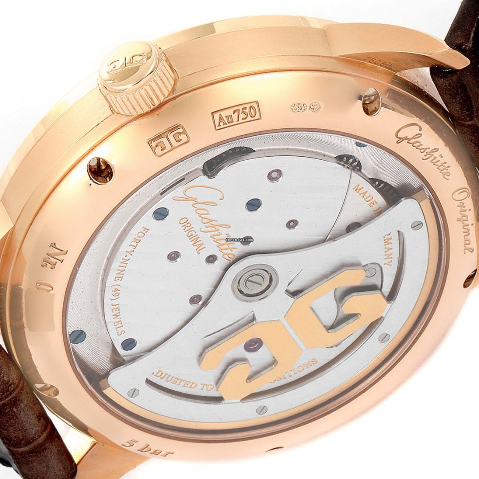 Glashtte Original PanoMaticInverse Mens watch Unisex Automatic Rose gold 1-91-02-01-05-30 6