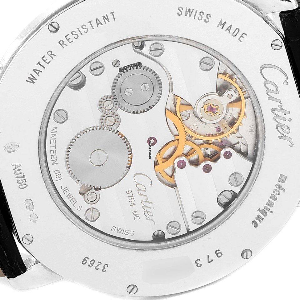 Cartier Ronde Louis Cartier Mens watch Unisex Manual winding White gold WR007002 6