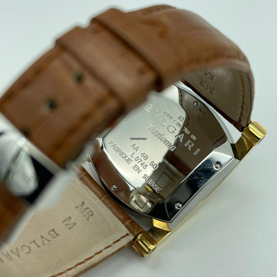 Bulgari Assioma Mens watch Unisex Automatic Gold Steel AA48C6SGLDCH 6