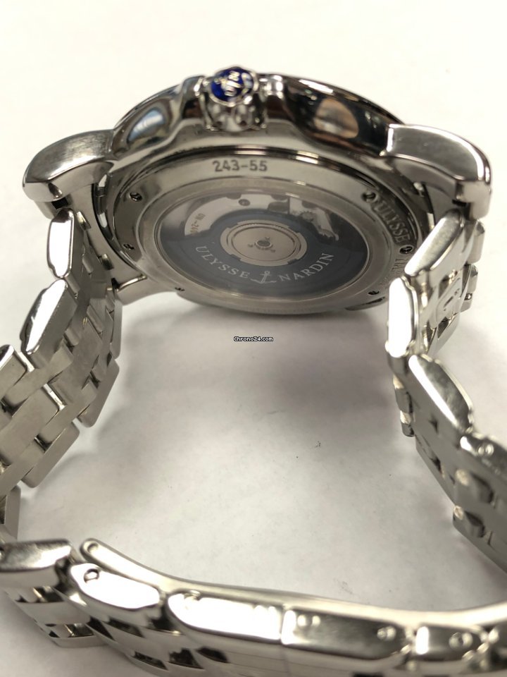 Ulysse Nardin Dual Time Mens watch Unisex Automatic Steel 243-55-7 92 6