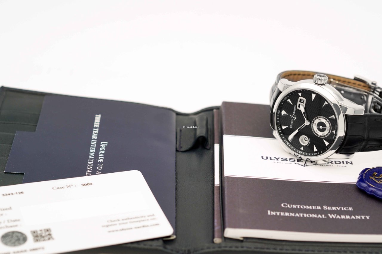 Ulysse Nardin Dual Time Mens watch Unisex Automatic Steel U3343-126 91 6