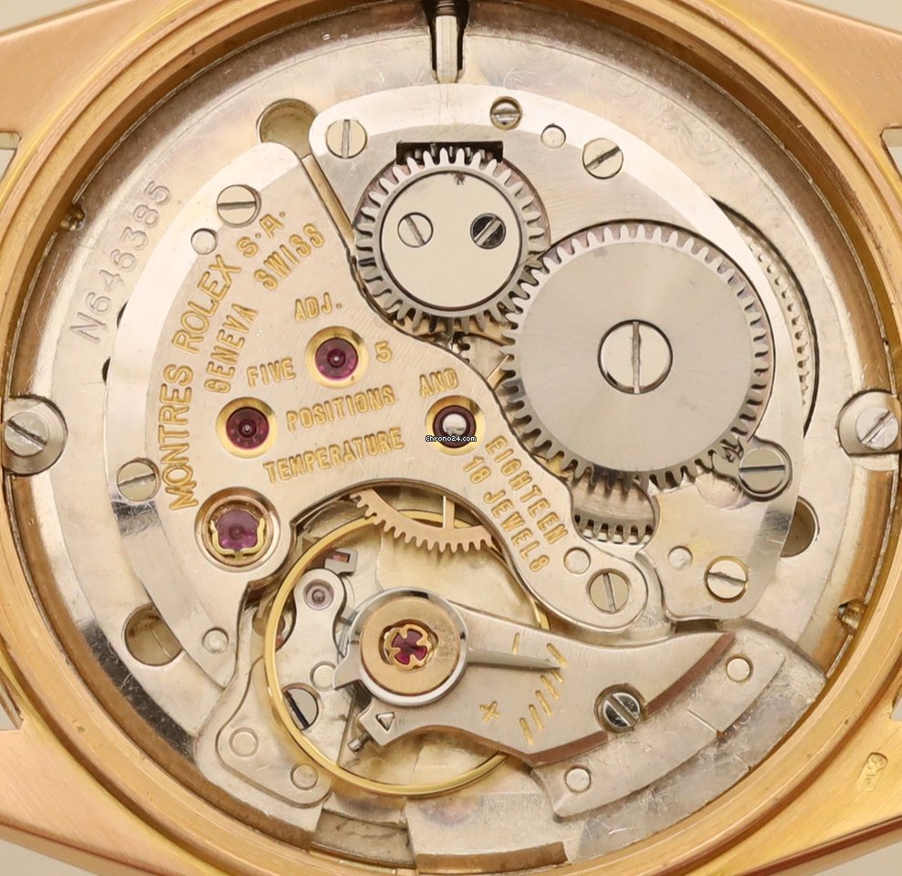 Rolex Oyster Mens watch Unisex Red gold Manual winding 6512 6