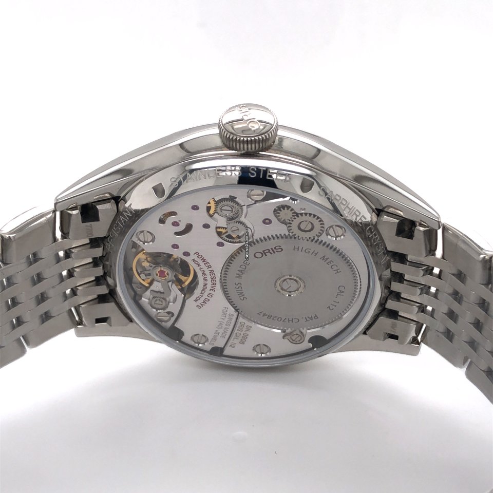 Oris Artelier Calibre 112 Mens watch Unisex Manual winding Steel 01 112 7726 4055-Set 1 23 72FC 6