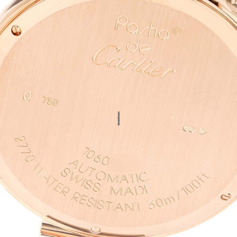 Cartier Pasha Mens watch Unisex Automatic Rose gold W3019351 6