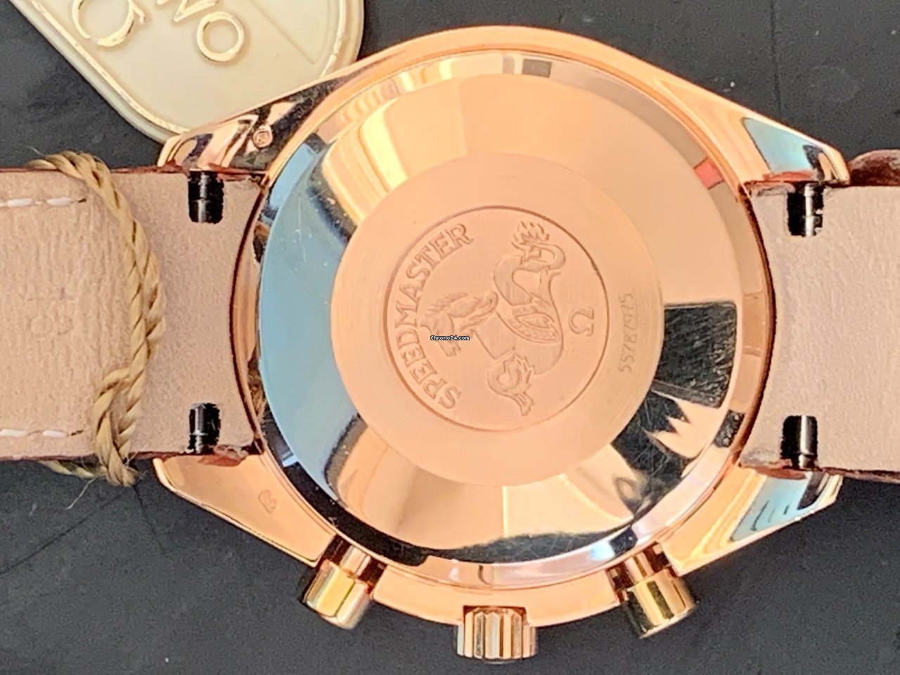 Omega Speedmaster Date Mens watch Unisex Automatic Rose gold 36233300 6