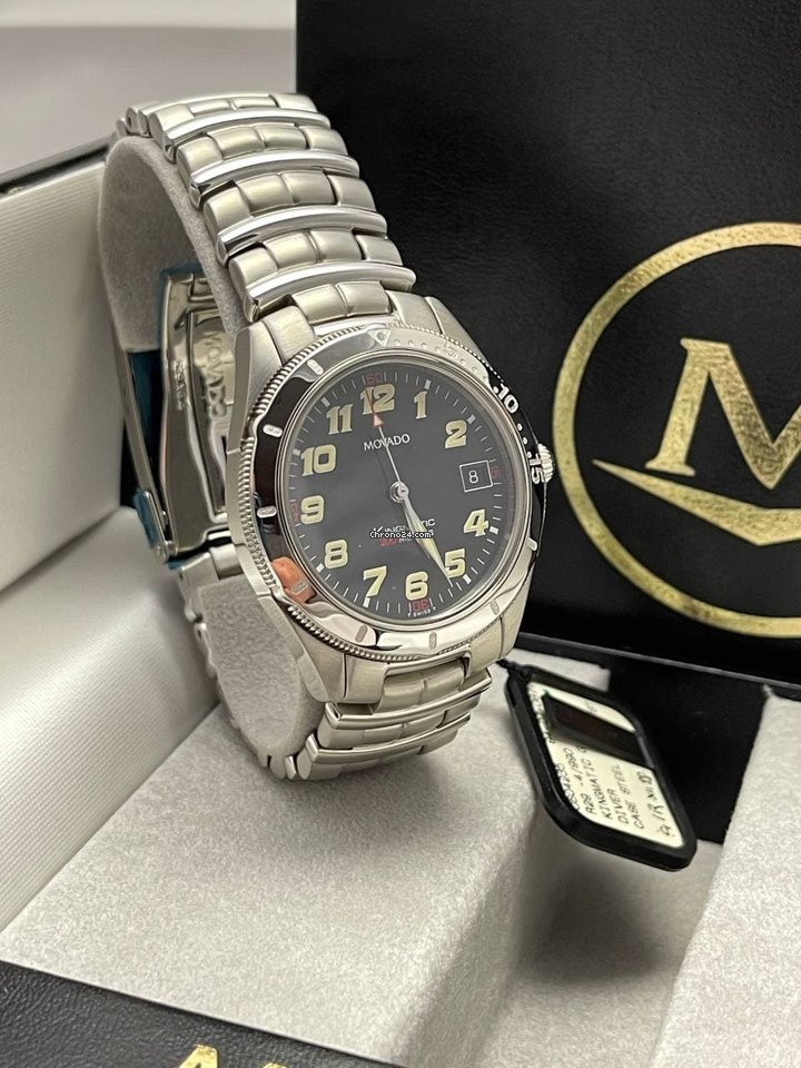 Movado Kingmatic Mens watch Unisex Automatic Steel 84-D7-877 ser. 3721235 6