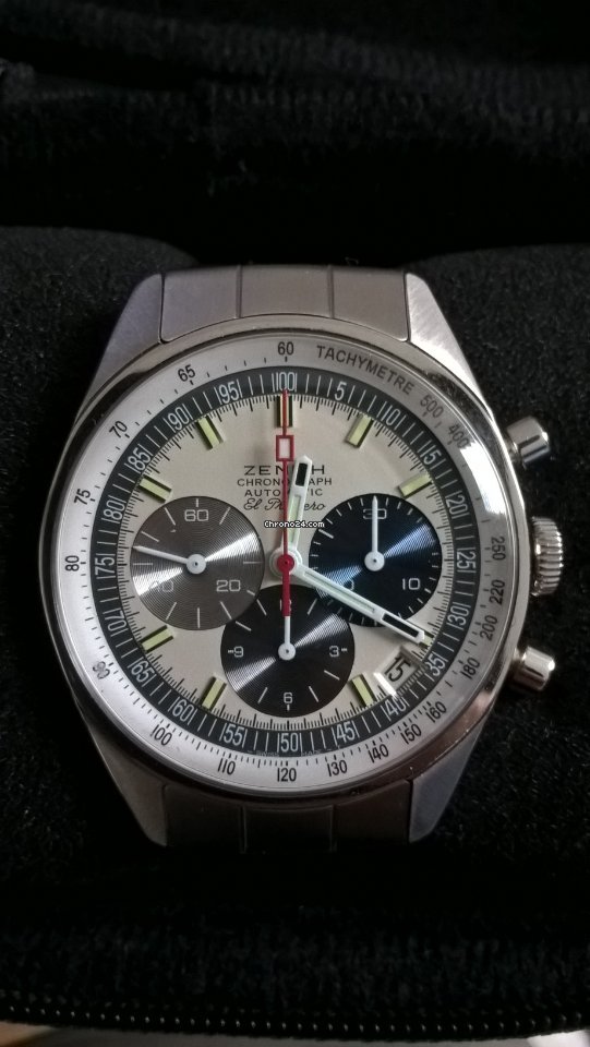 Zenith El Primero Mens watch Unisex Automatic Steel A386 6