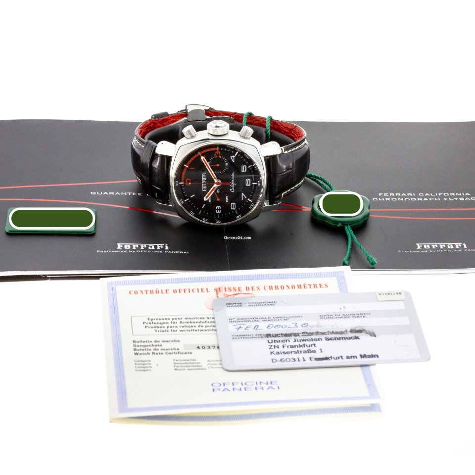 Panerai Ferrari Mens watch Unisex Automatic Steel FER00030 6