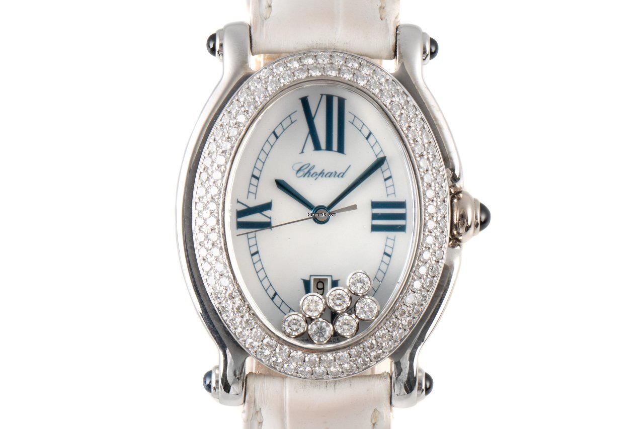 Chopard Happy Sport Womens watch Quartz White gold 27 7012-23 6