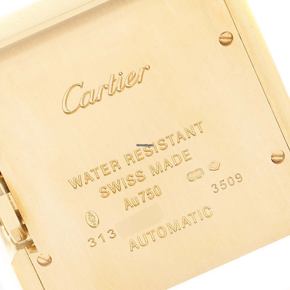 Cartier Tank Anglaise Womens watch Automatic Yellow gold W5310030 6
