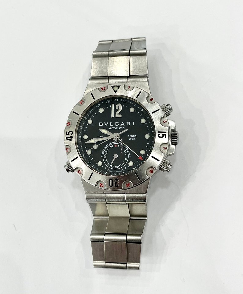 Bulgari Diagono Mens watch Unisex Automatic Steel SD38SGMT 6