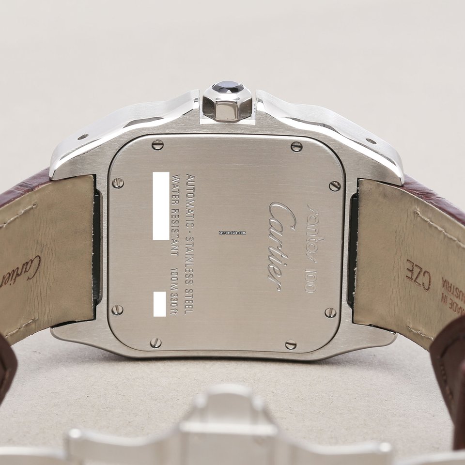 Cartier Santos 100 Mens watch Unisex Automatic Steel W20073X8 or 2656 6