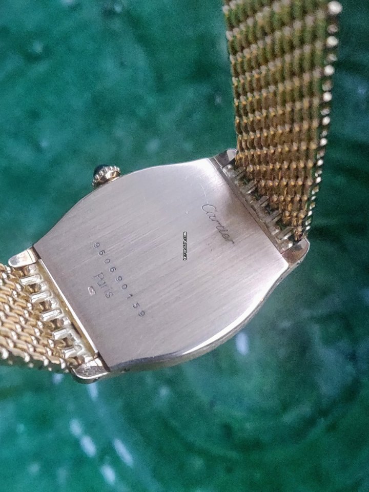 Cartier Tortue Mens watch Unisex Manual winding Yellow gold 96069 6