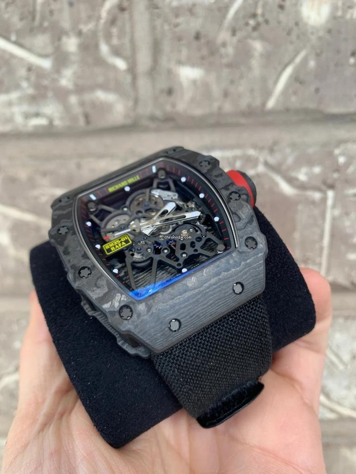 Richard Mille RM 035 Mens watch Unisex Manual winding Carbon RM35-01 Nadal 6