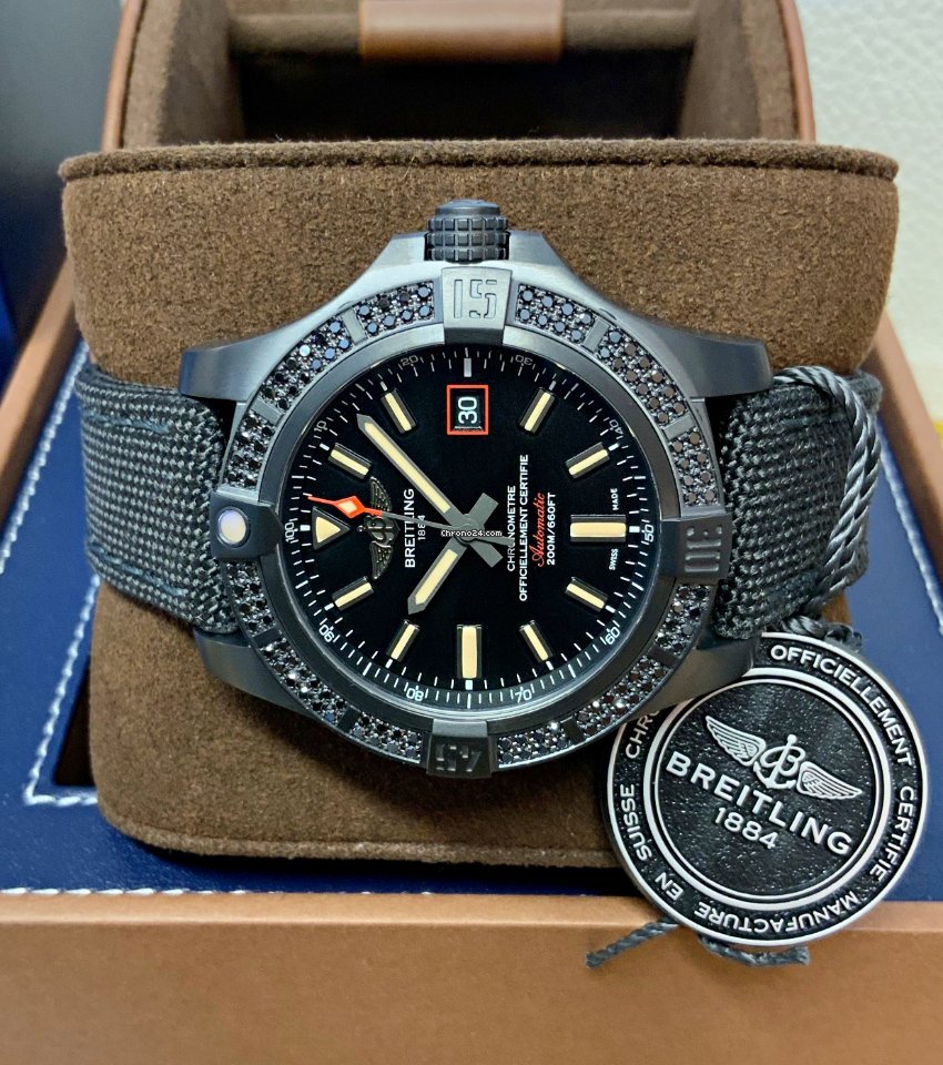 Breitling Avenger Blackbird 44 Mens watch Unisex Automatic Titanium V17311AT BD74-109W 6