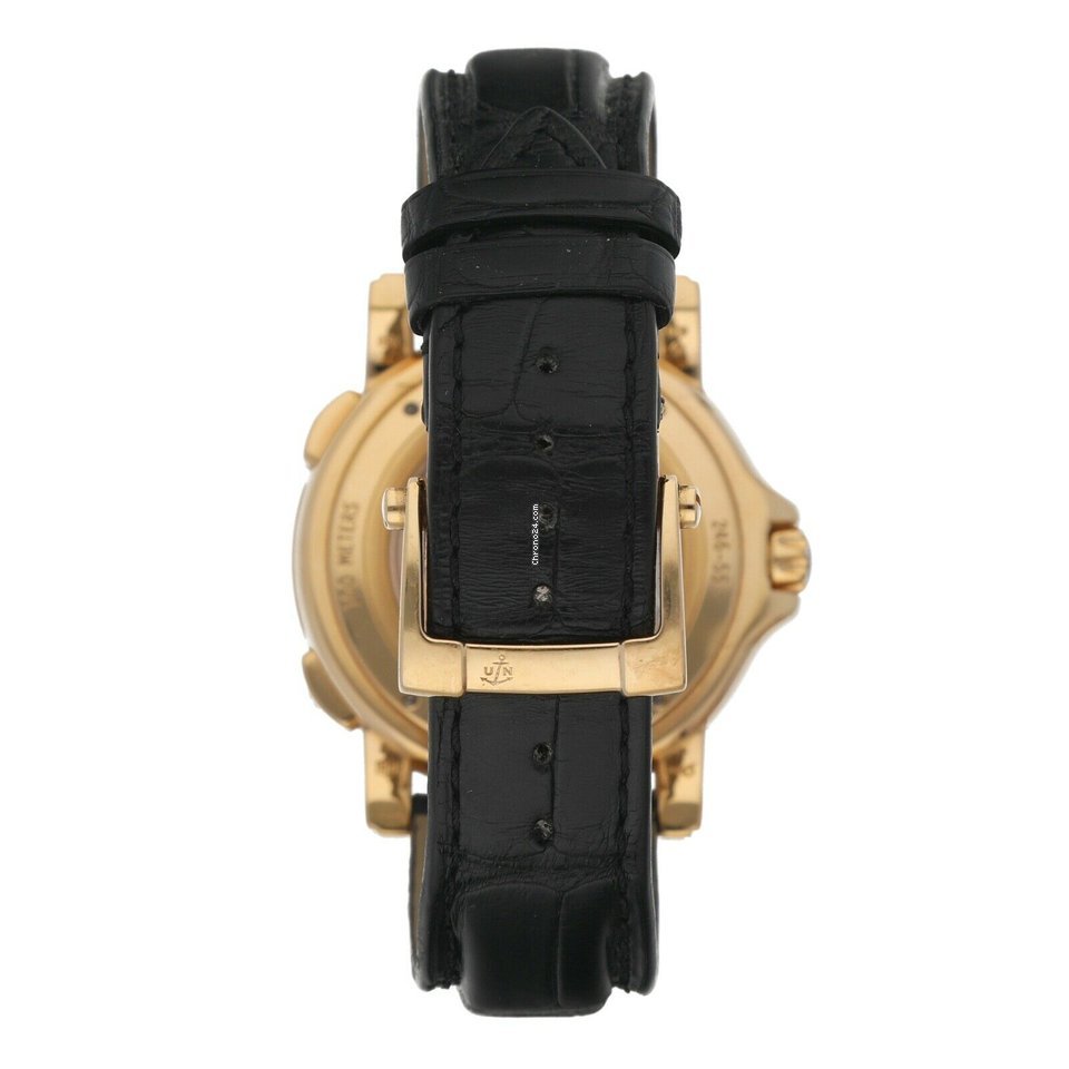 Ulysse Nardin Dual Time Mens watch Unisex Automatic Yellow gold 246-55 6