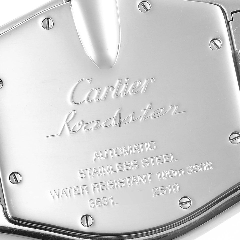 Cartier Roadster Mens watch Unisex Automatic Steel W62001V3 6