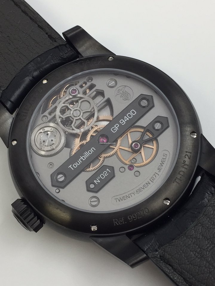 Girard Perregaux Bridges Mens watch Unisex Automatic Titanium 99270-21-000-BA6A 6