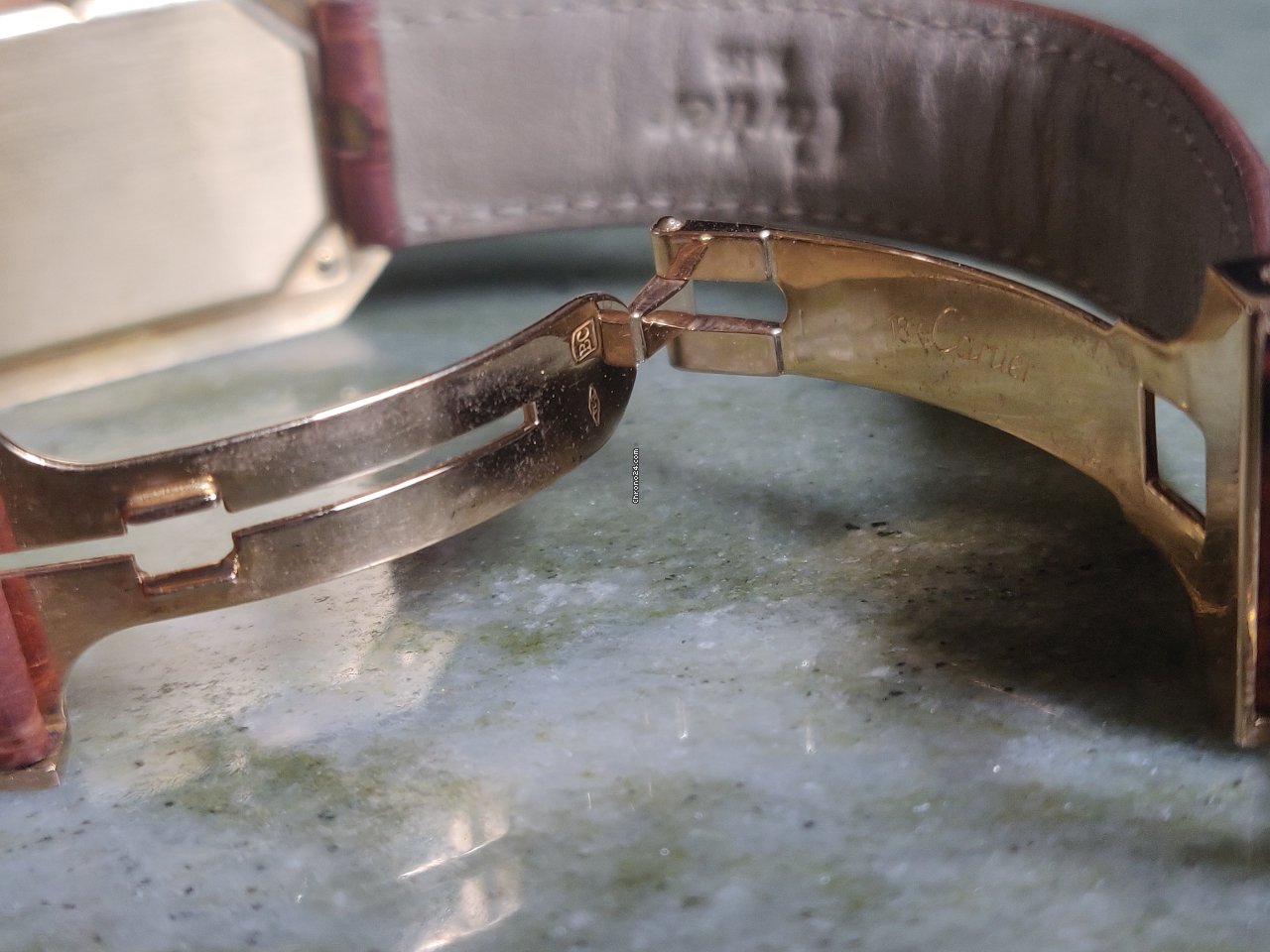 Cartier Mens watch Unisex Manual winding Yellow gold 78096 6