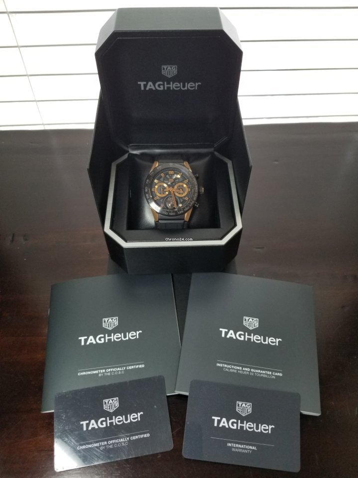 TAG Heuer Carrera Heuer-02T Mens watch Unisex Automatic Titanium CAR5A5Y.FC6377 6