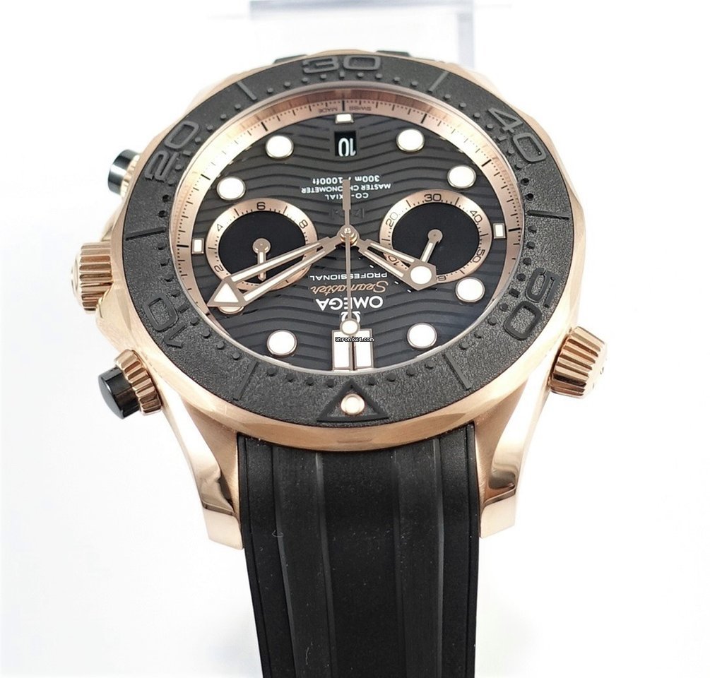 Omega Seamaster Diver 300 M Mens watch Unisex Automatic Rose gold 210.62.44.51.01.001 6