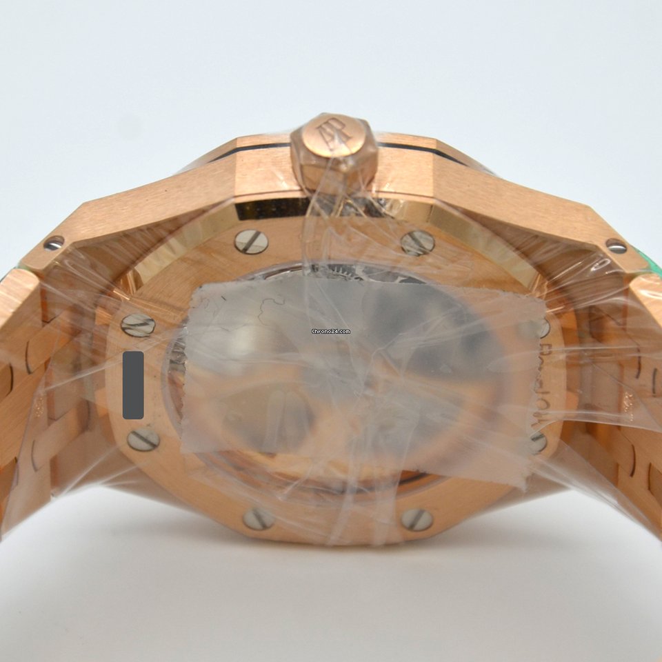 Audemars Piguet Royal Oak Double Balance Wheel Openworked Mens watch Unisex Automatic Rose gold 15467OR.OO.1256OR.01 6