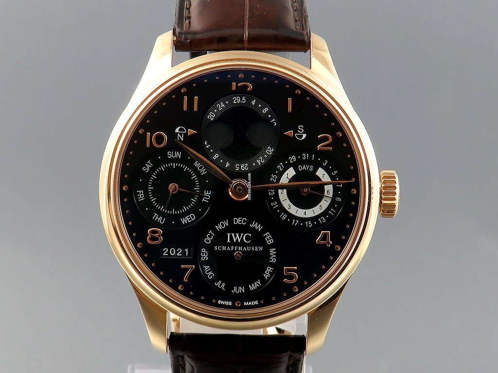 IWC Portuguese Perpetual Calendar Mens watch Unisex Automatic Rose gold IW502122 6