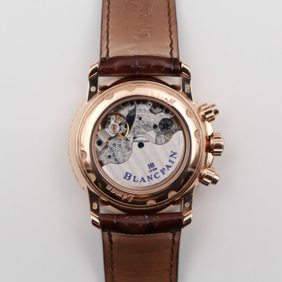 Blancpain Leman Fly-Back Mens watch Unisex Automatic Rose gold 2685F-3630-53B 6