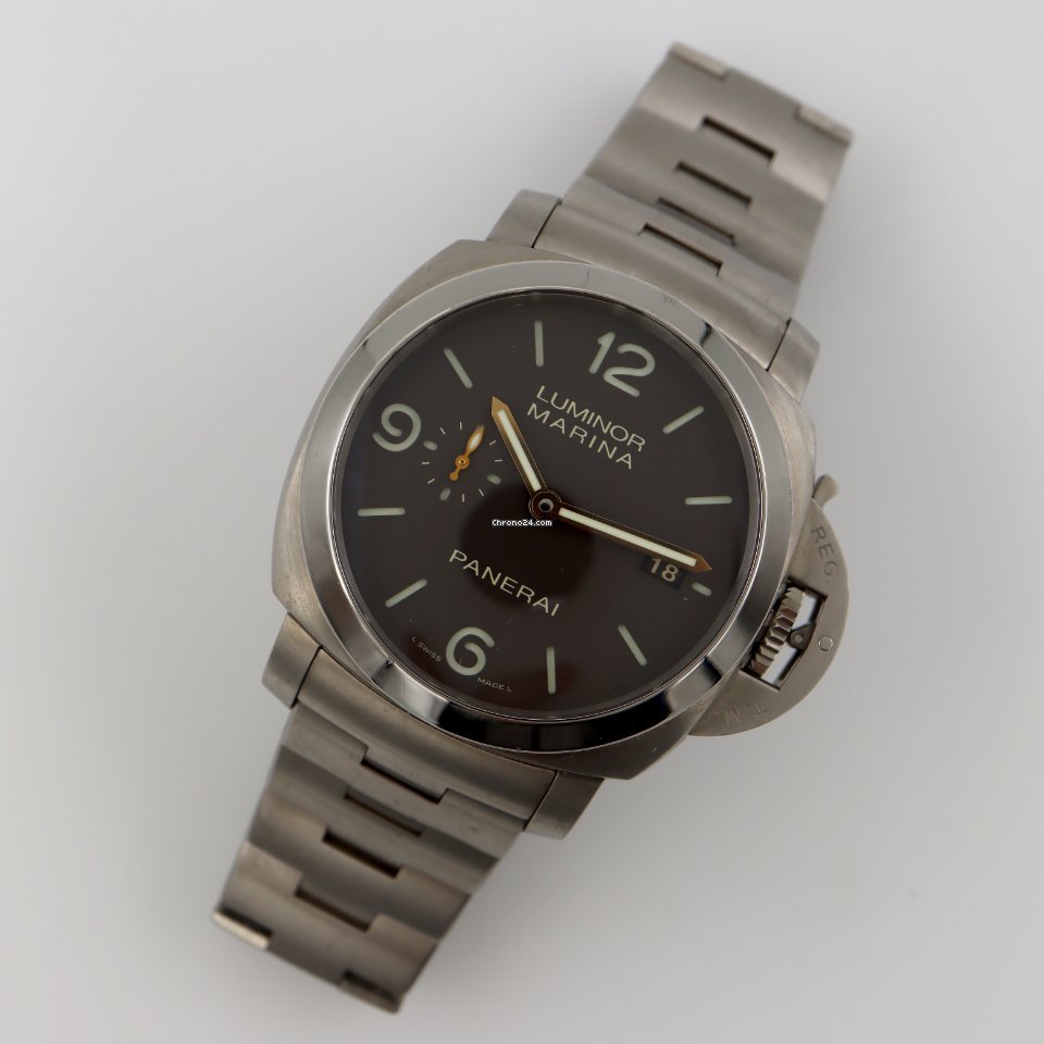Panerai Luminor Marina 1950 3 Days Automatic Mens watch Unisex Automatic Titanium PAM 00352 6