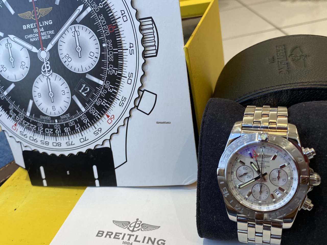 Breitling Chronomat 44 GMT Mens watch Unisex Automatic Steel AB042011 G745 6