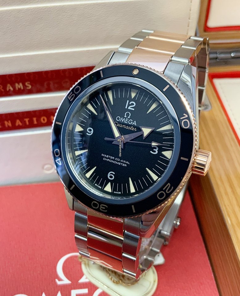 Omega Seamaster 300 Mens watch Unisex Automatic Gold Steel 233.20.41.21.01.001 6