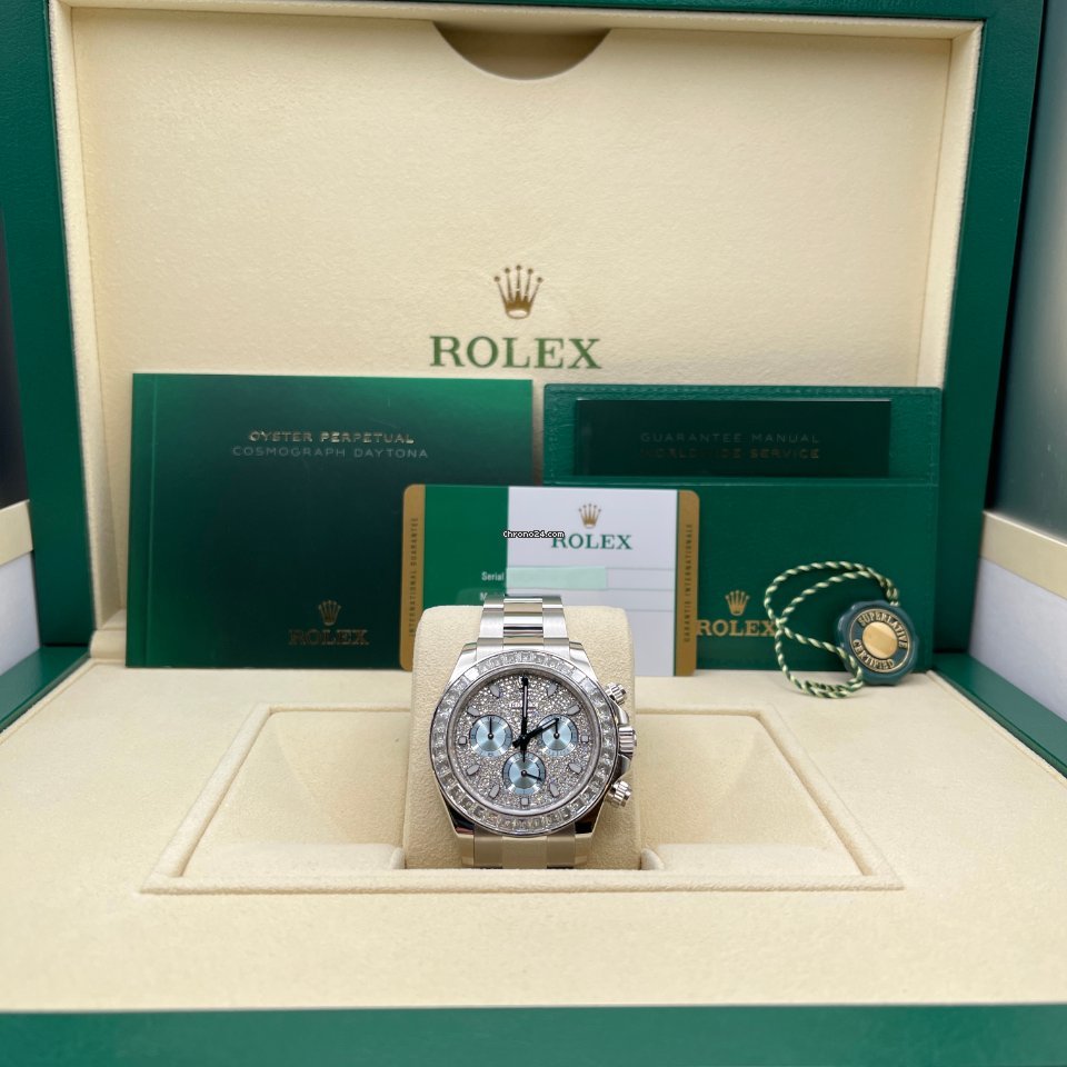 Rolex Daytona Mens watch Unisex Platinum Automatic 116576TBR 6