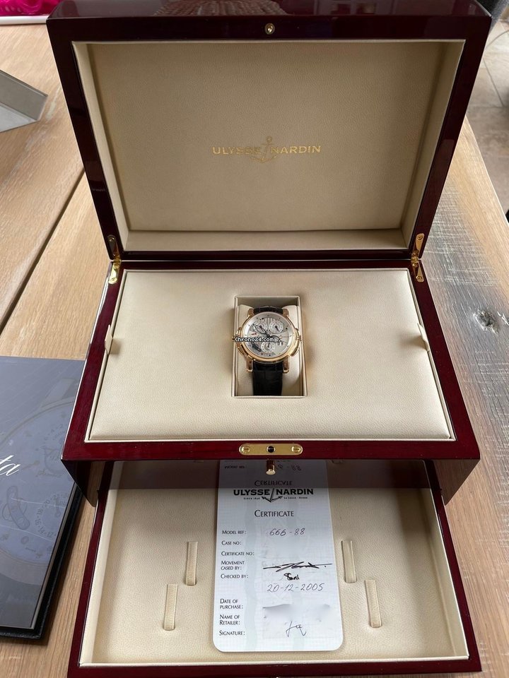 Ulysse Nardin Sonata Mens watch Unisex Automatic Rose gold 666-88 6