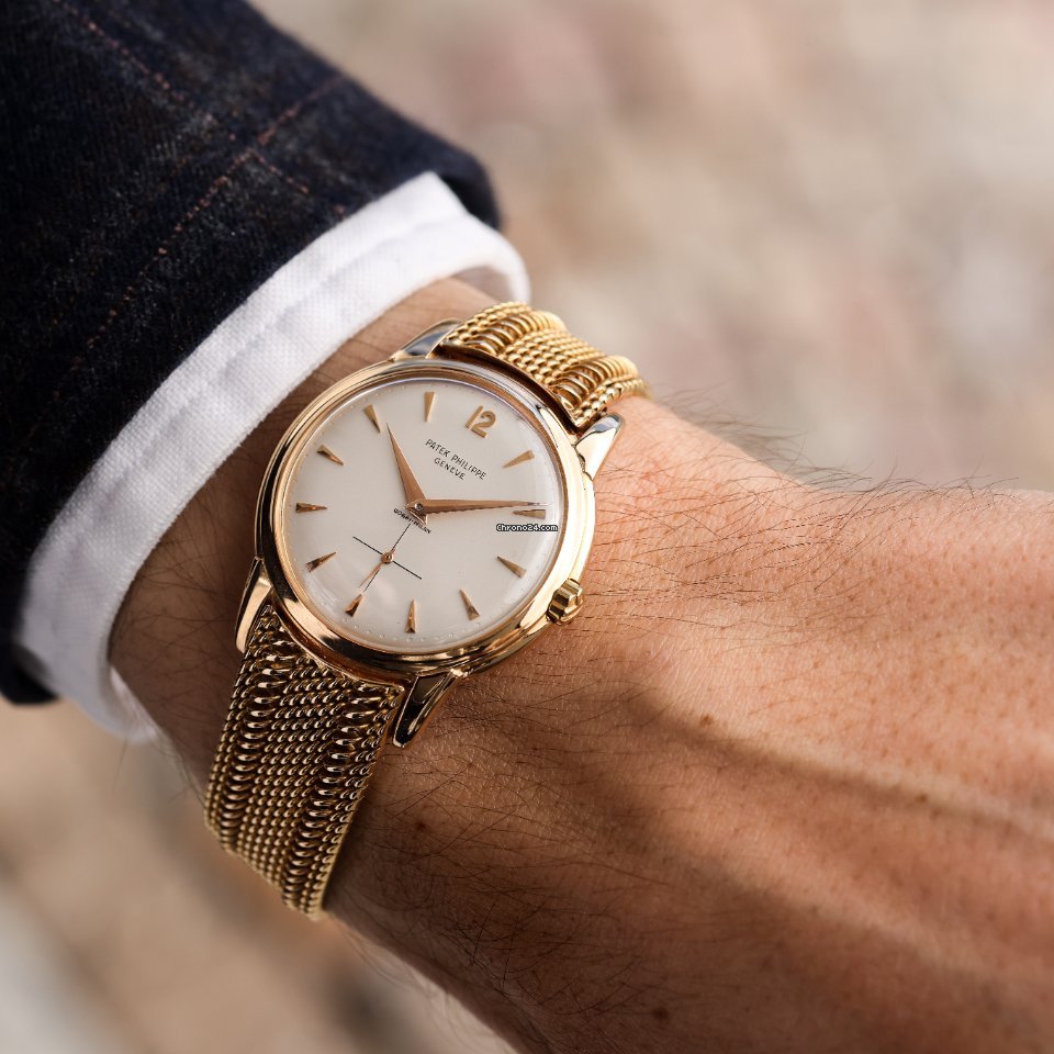 Patek Philippe Calatrava Mens watch Unisex Automatic Rose gold 2551 6