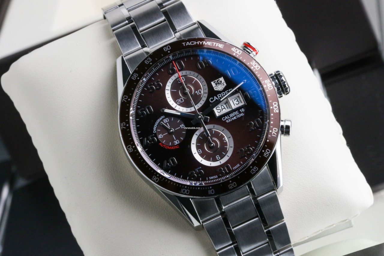 TAG Heuer Carrera Calibre 16 Mens watch Unisex Automatic Steel CV2A12 6