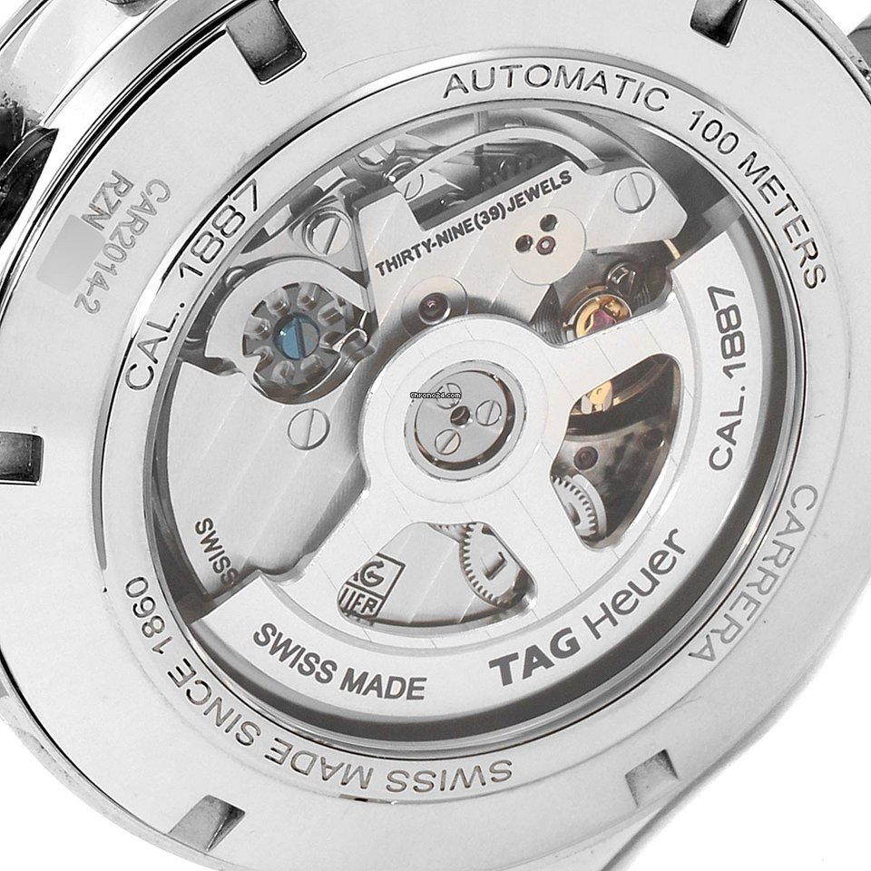 TAG Heuer Carrera Calibre 1887 Mens watch Unisex Automatic Steel CAR2014.BA0796 6