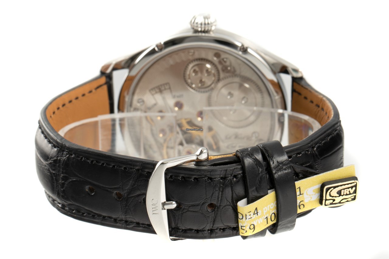 IWC Portuguese Hand-Wound Mens watch Unisex Manual winding Steel 5442 6