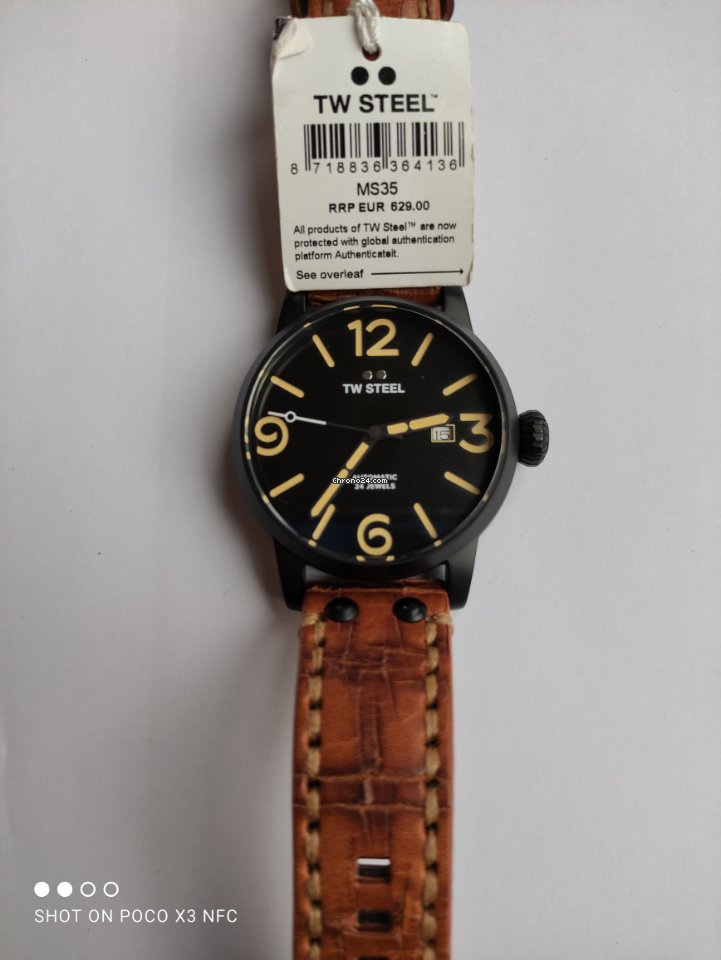 TW Steel Mens watch Unisex Automatic Steel TW STEEL MS35 6