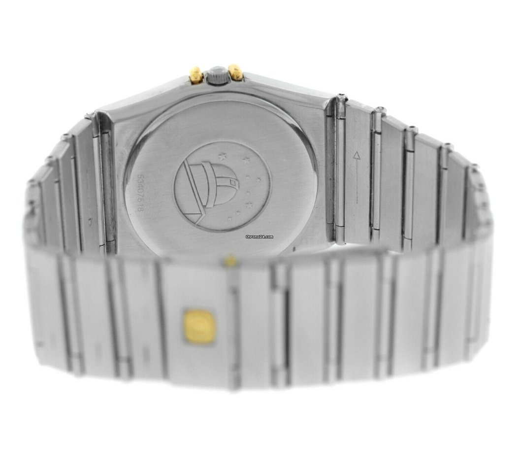 Omega Constellation Day-Date Mens watch Unisex Quartz Gold Steel 396.1069 6