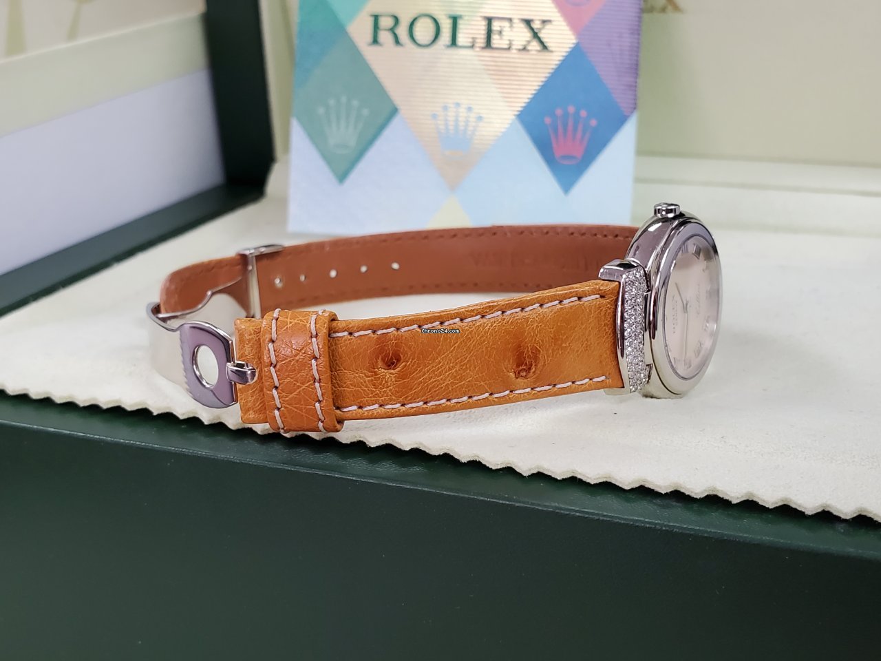 Rolex Cellini Mens watch Unisex White gold Quartz 6672 6