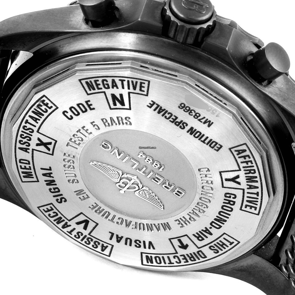 Breitling Chronospace Military Mens watch Unisex Quartz Steel M78366 6