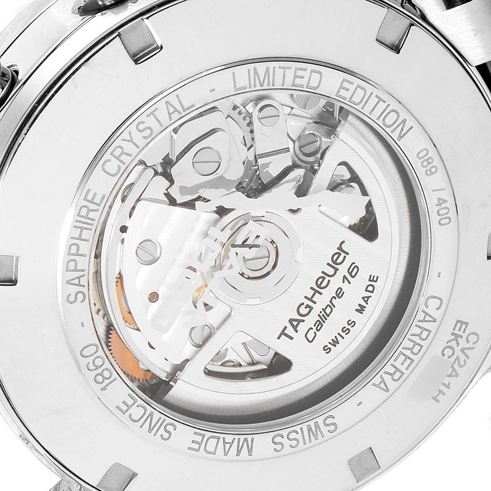 TAG Heuer Carrera Calibre 16 Mens watch Unisex Automatic Steel CV2A1H 6