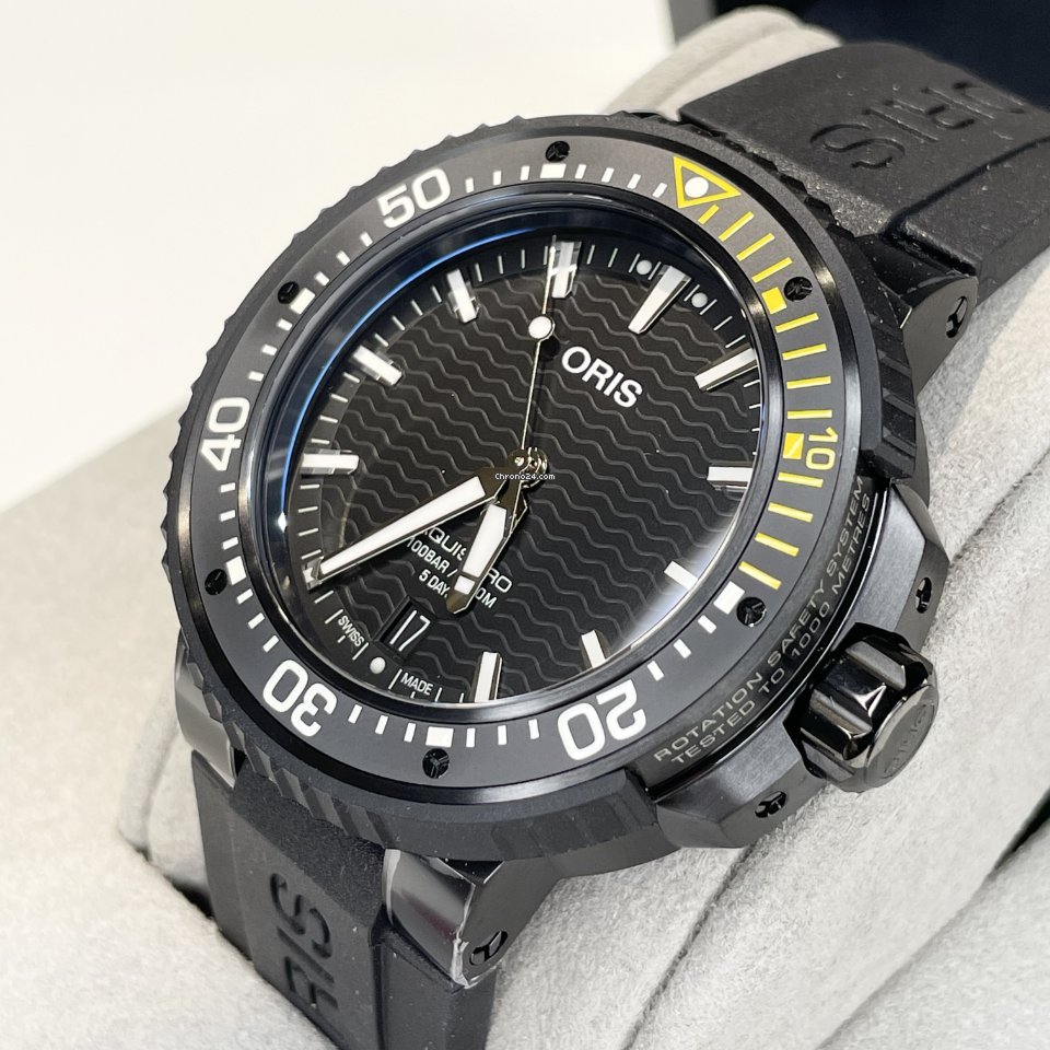 Oris Aquis Date Mens watch Unisex Automatic Titanium 01 400 7767 7754-07 426 64BTEB 6
