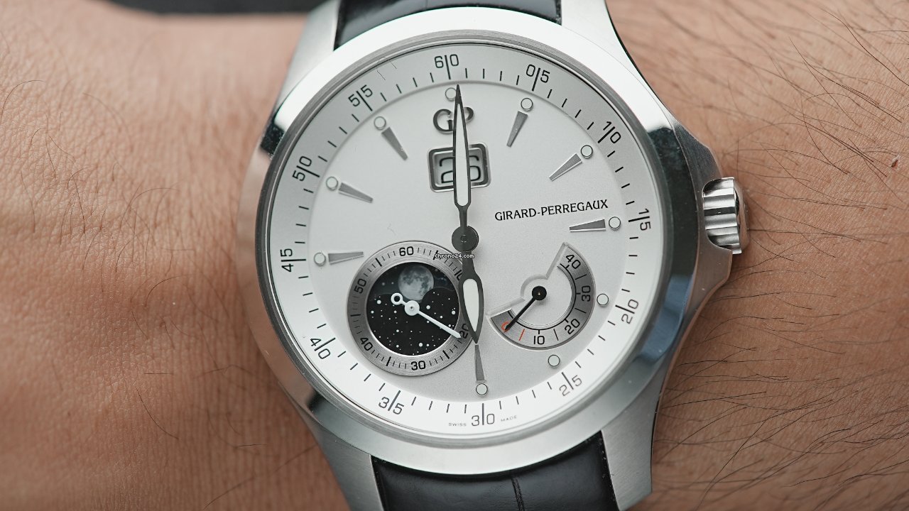 Girard Perregaux Traveller Mens watch Unisex Automatic Steel 49650-11-131-BB6A 6